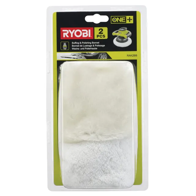 ryobi-set-di-2-coppe-per-lucidatura-e-pulizia-25-cm-in-spugna-morbida-e-microfib image 1