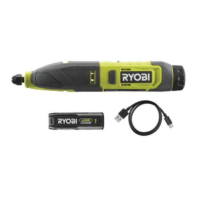 ryobi-rpc4-120g-mini-multiutensile-4v-per-legno-con-batteria-2-0ah-e-cavo-usb-c image 1