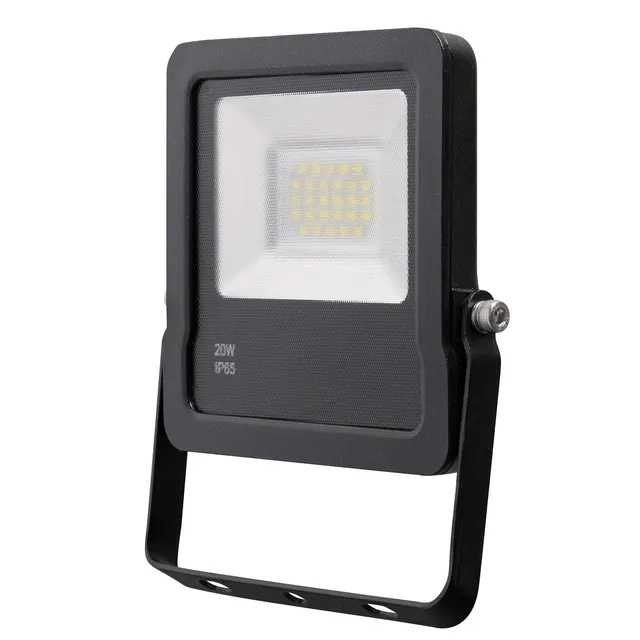 valex-proiettore-led-slim-20w-luce-calda-3000k-faretto-ip65-da-esterno image 1