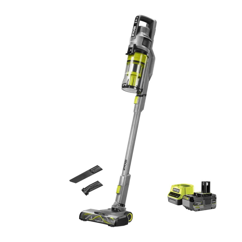 ryobi-rsvs18bl-1c40g-aspirapolvere-brushless-senza-fili-18v-one-con-spazzola-mot image 1