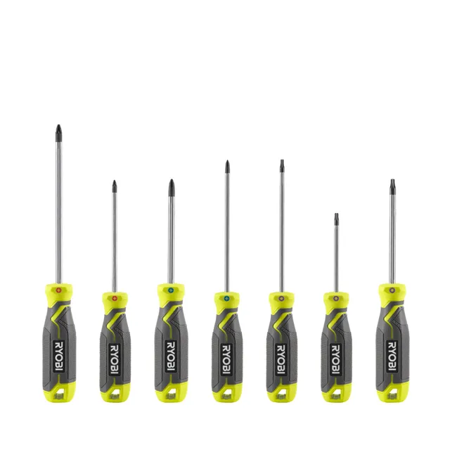 ryobi-rhsds7pc-set-7-cacciaviti-magnetici-ph1-ph2-pz1-pz2-t15-t20-t25-con-manico image 1