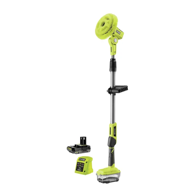 ryobi-r18tps-120g-spazzola-rotante-telescopica-a-batteria-18v-one-batteria-2-0ah image 1