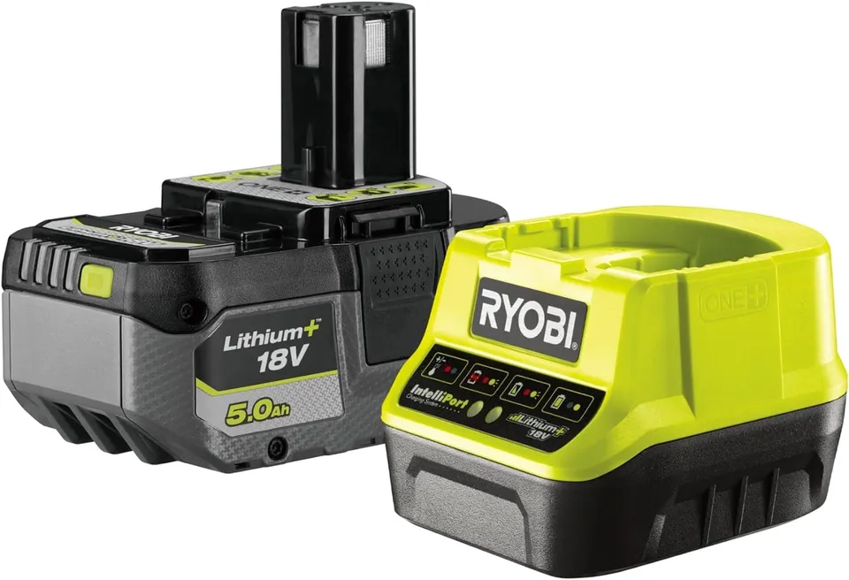 ryobi-rc18120-150-xg-batteria-litio-18v-one-5-0-ah-con-4-indicatori-di-carica-e- image 1