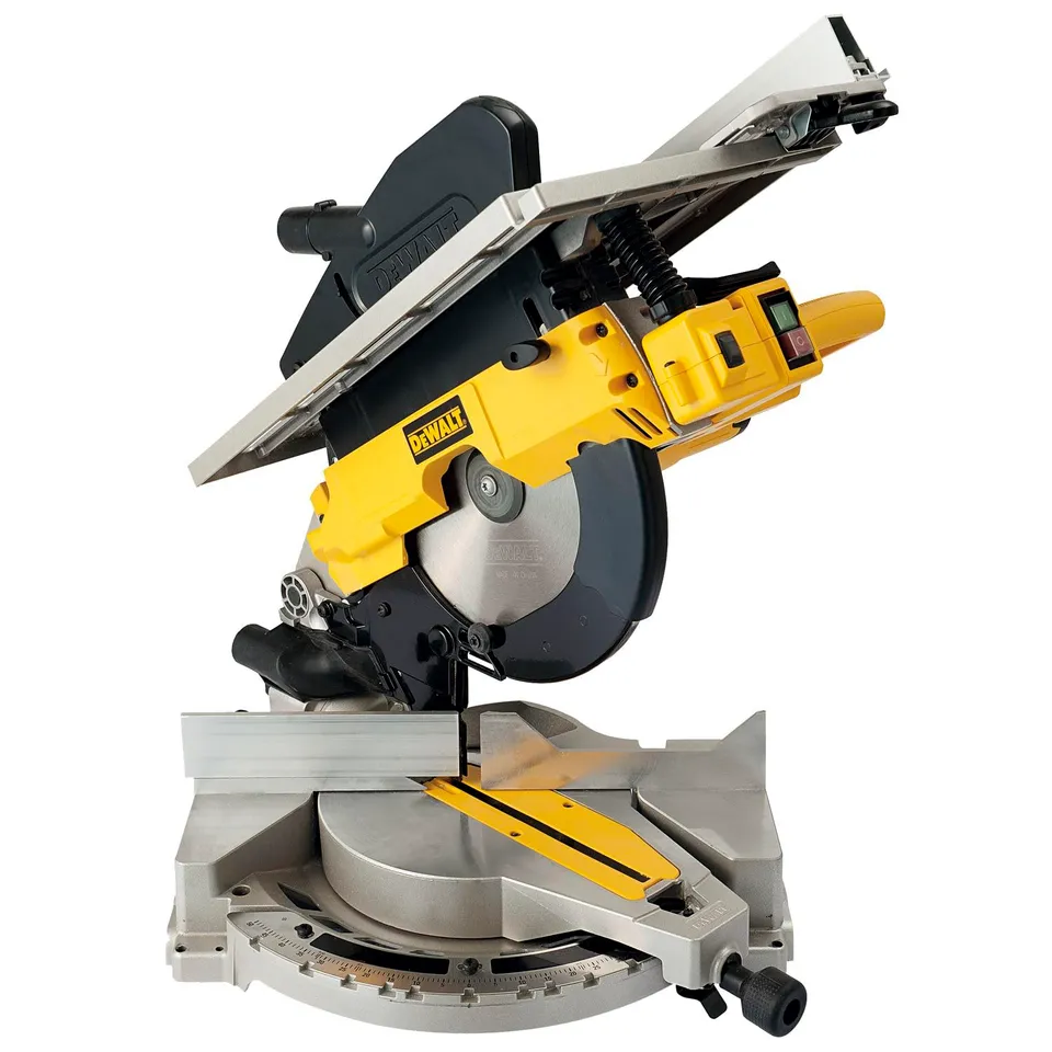 dewalt-d27113-qs-troncatrice-combinata-pianetto-305mm-1600w-sega-da-banco-e-a-tr image 1