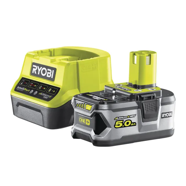 ryobi-rc18120-150-kit-batteria-5-0ah-litio-18v-one-con-caricabatterie-rapido-4-i image 1