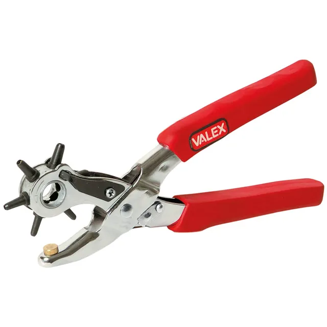 valex-pinza-a-fustella-con-impugnatura-morbida-215-mm-fustelle-2-5-5-mm image 1