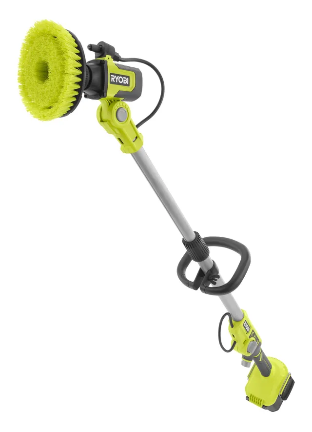 ryobi-rwts18-0-spazzola-telescopica-con-risciaquo-ad-acqua-18v-one-asta-da-1-m-a image 1