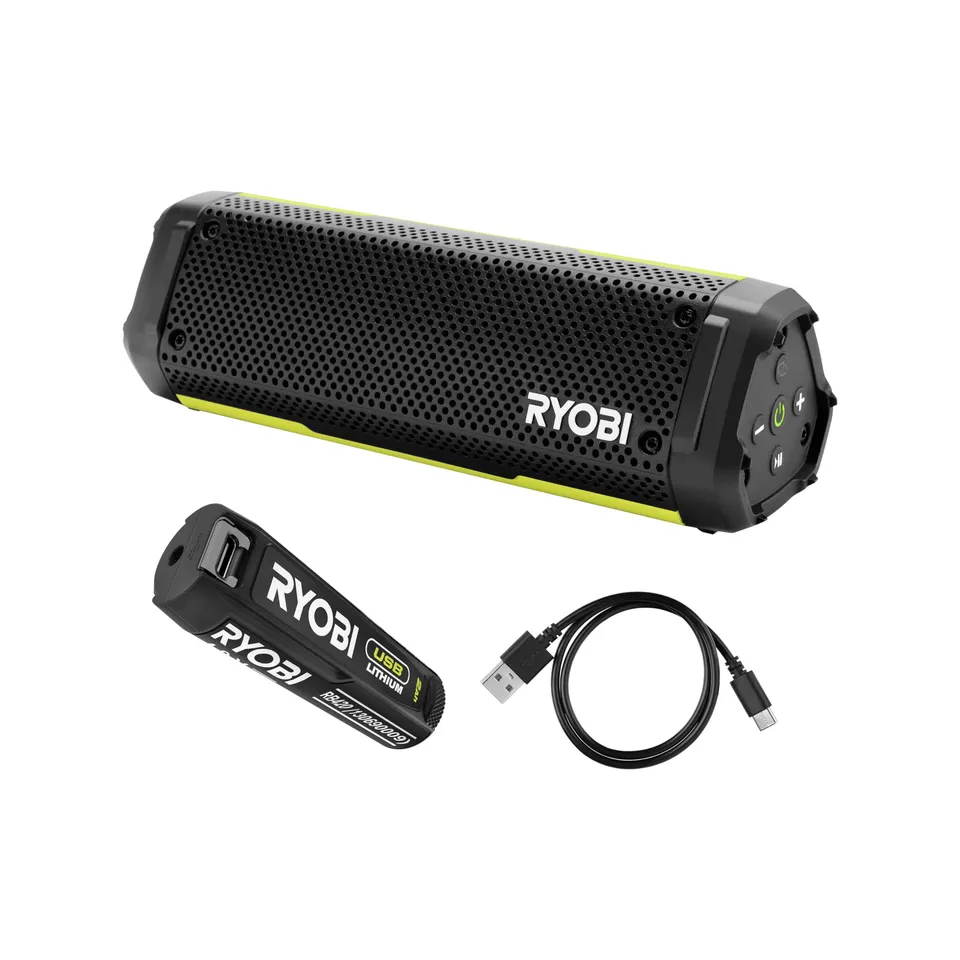 ryobi-rs4-120g-altoparlante-bluetooth-4v-usb-impermeabile-ip67-tecnologia-verse- image 1