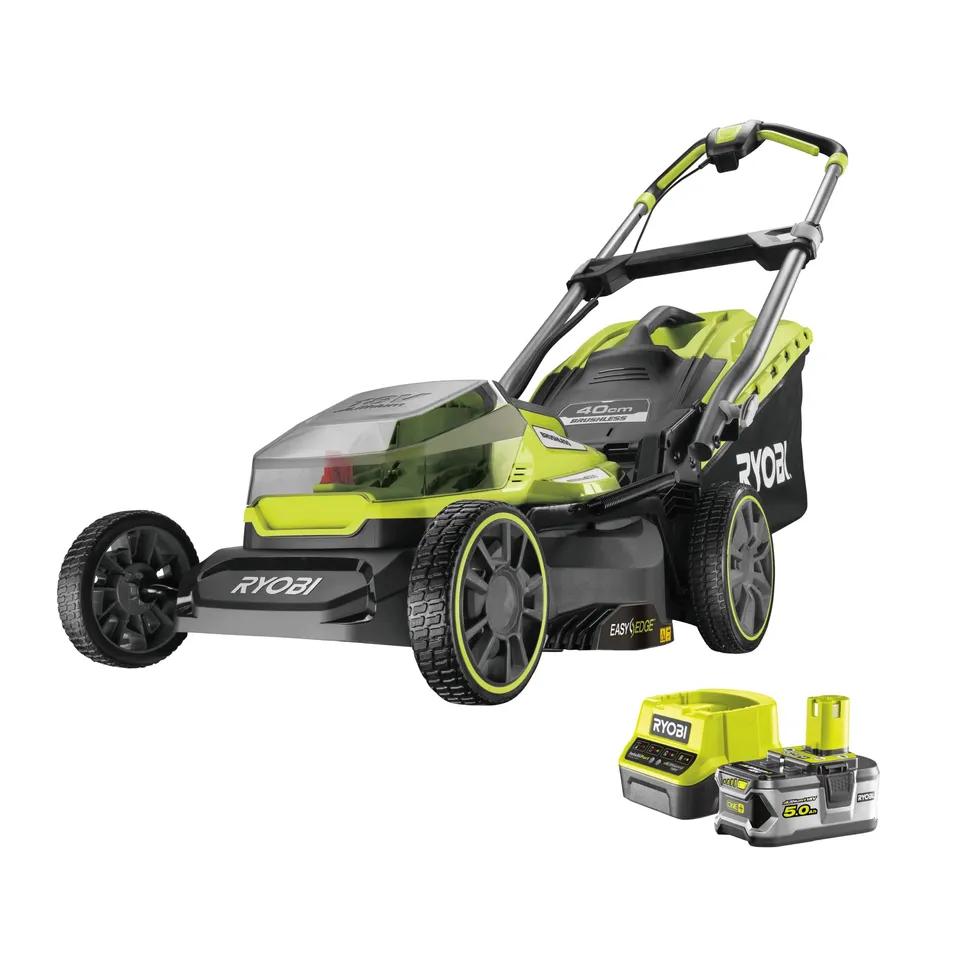 ryobi-ry18lmx40a-150-tosaerba-brushless-a-batteria-18v-one-con-batteria-5-0-ah-s image 1
