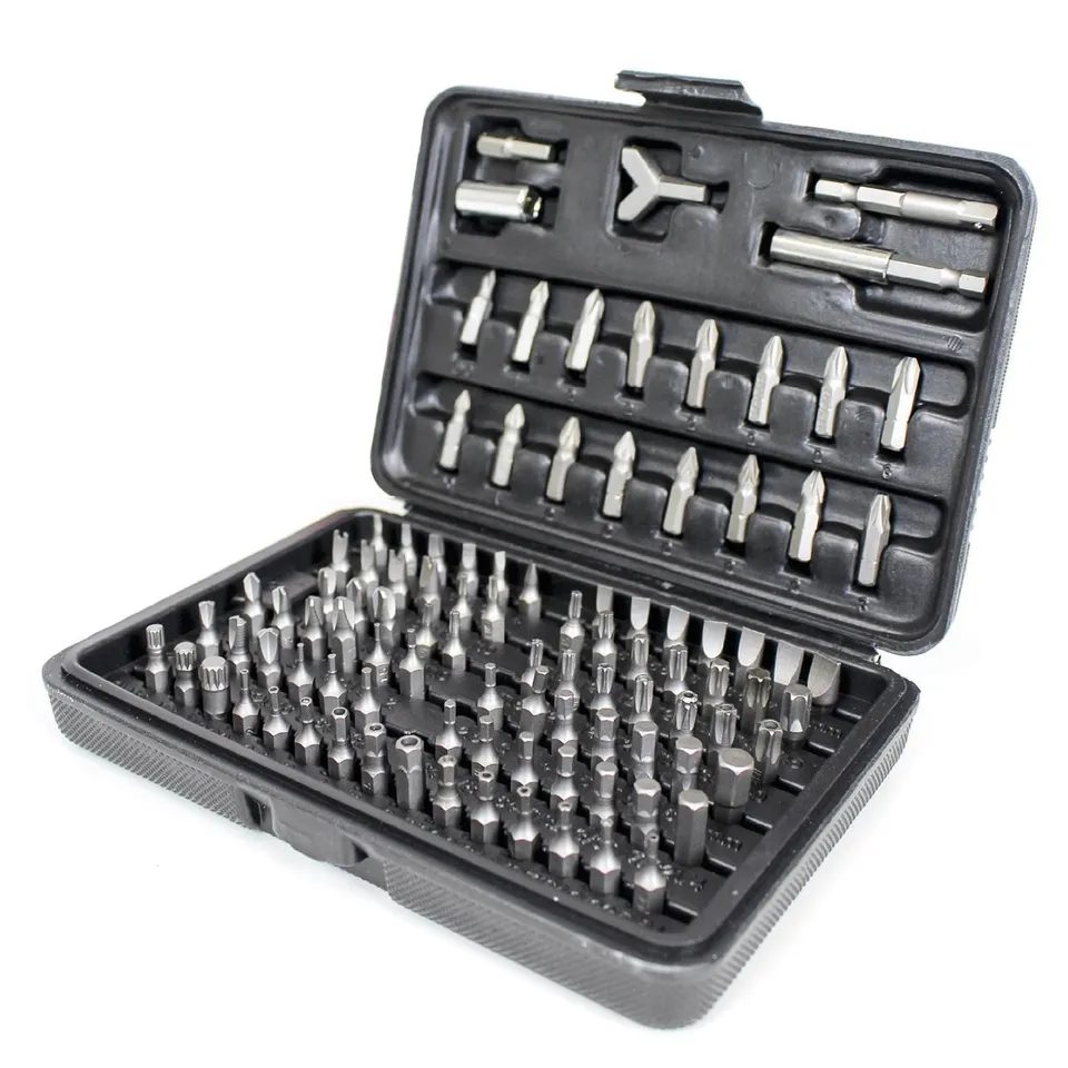 valex-set-inserti-100-pezzi-attacco-esagonale-1-4-con-portainserti-magnetico image 1