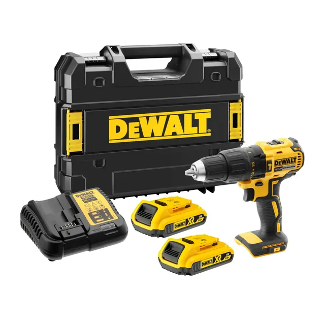 dewalt-dcd778d2t-qw-xr-trapano-avvitatore-combinato-brushless-18v-2x-batterie-li image 1