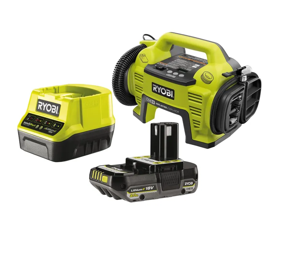 ryobi-r18i-1c20gzl-compressore-a-batteria-18v-one-con-batteria-2-0ah-gonfia-pneu image 1