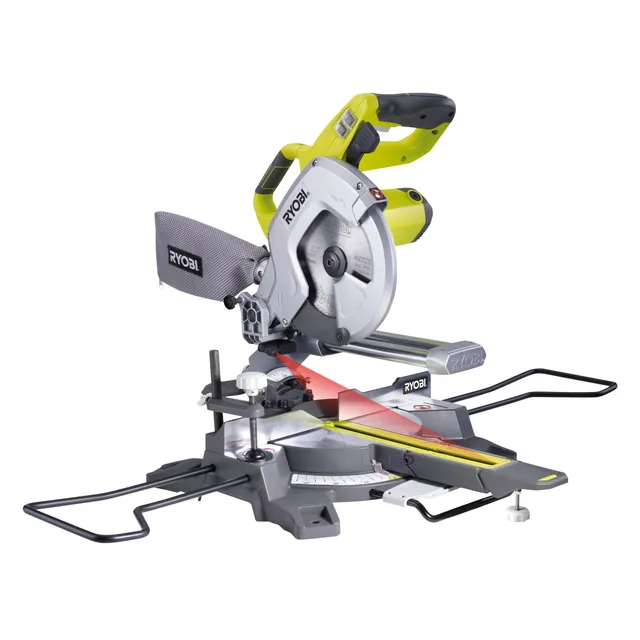 ryobi-ems216l-troncatrice-radiale-a-cavo-1500w-lama-216-mm-48-denti-capacit-di-t image 1