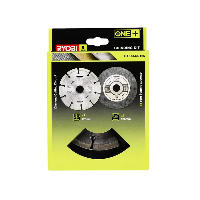 ryobi-set-6-dischi-da-taglio-125-mm-per-smerigliatrice-angolare-con-disco-diaman image 1