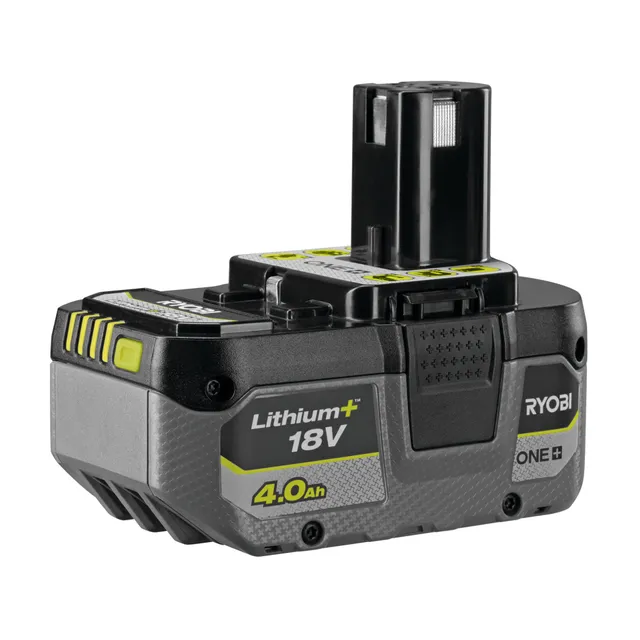 ryobi-rb1840x-batteria-al-litio-18v-one-4-0-ah-compatta-indicatore-di-carica-tec image 1