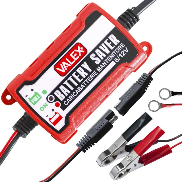 valex-1851207-caricabatteria-mantenitore-per-batterie-al-piombo-6v-12v-gel-agm-e image 1