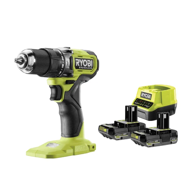 ryobi-rpd18bl1-2c20s-trapano-avvitatore-a-percussione-18v-one-brushless-54-nm-ma image 1