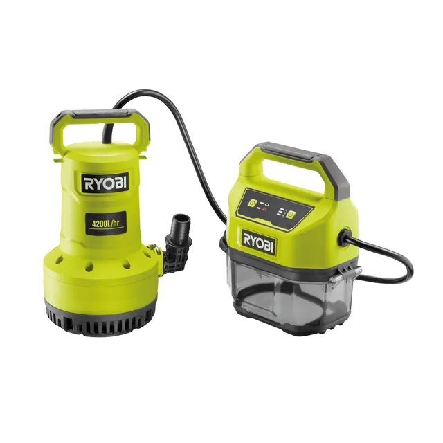 ryobi-ry18spa-0-pompa-di-drenaggio-sommersa-18v-one-4200-l-h-senza-batteria image 1