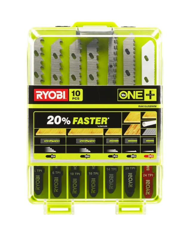 ryobi-seghetto-alternativo-set-di-10-lame-di-ricambio-a-coda-t-legno-metallo-lam image 1