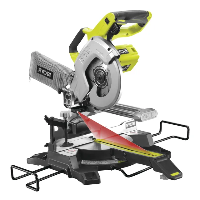 ryobi-r18ms216-0-troncatrice-radiale-a-batteria-18v-one-con-lama-216-mm-48-denti image 1