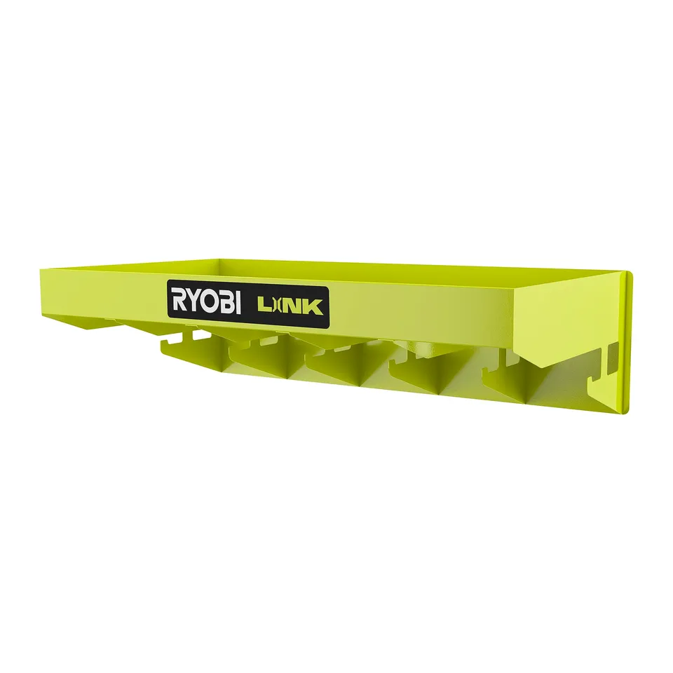 ryobi-rslw402-scaffale-multiuso-per-ryobi-link-ripiano-sospeso-con-6-ganci-a-j-c image 1