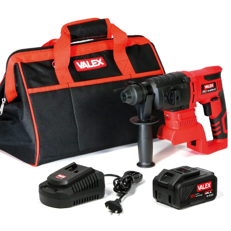 valex-oneall-m-mpb-18-kit-martello-perforatore-brushless-a-batteria-18v-3ah-con- image 1