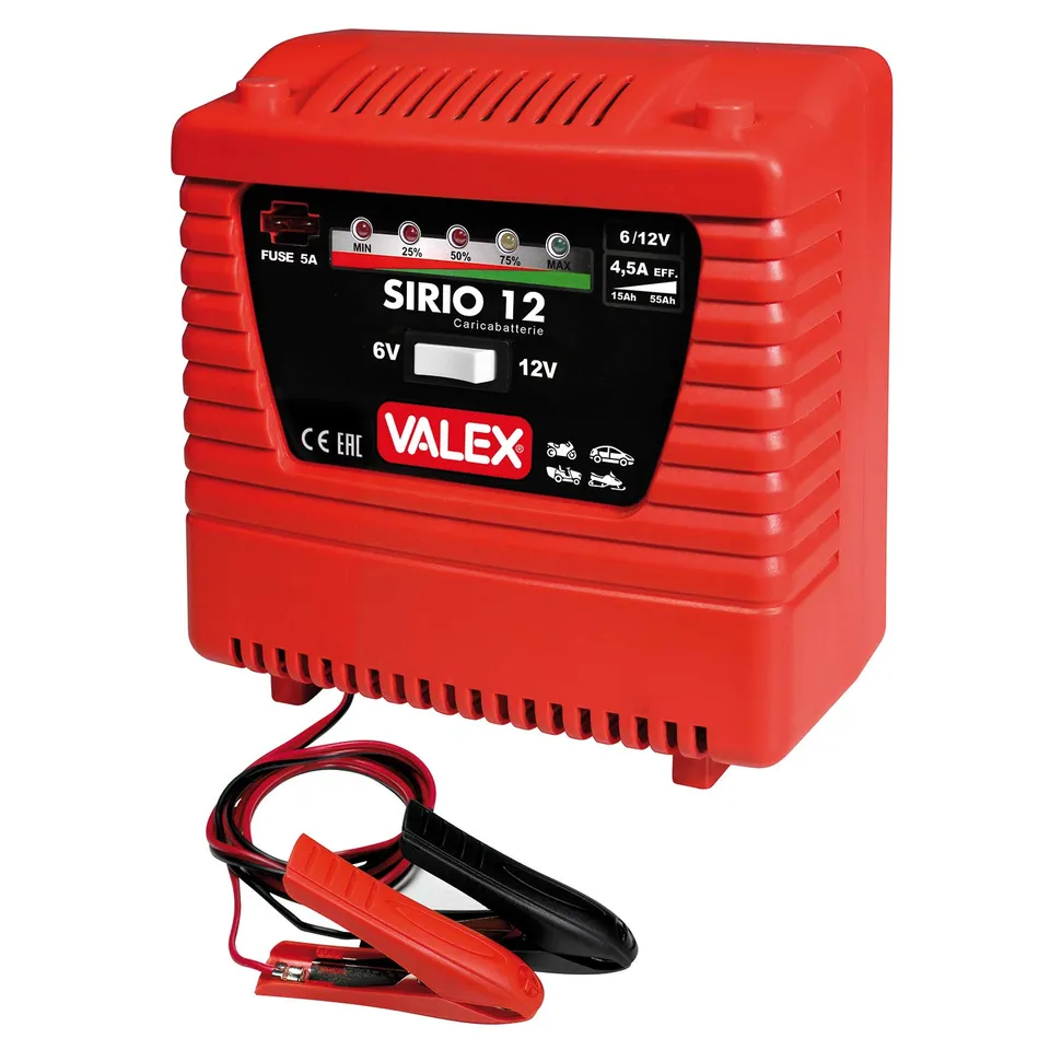valex-sirio-12-caricabatterie-12v-per-batterie-al-piombo-wet-con-indicatori-led image 1