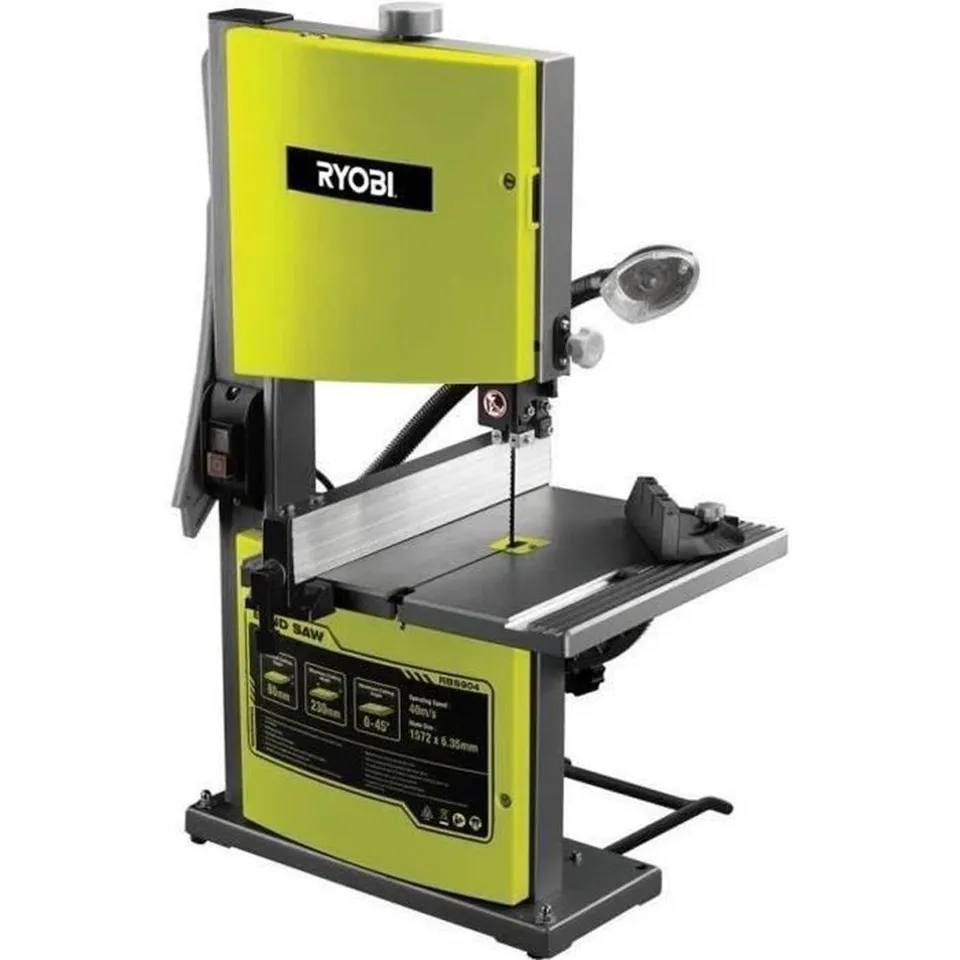 ryobi-sega-a-nastro-350w-con-tavolo-inclinabile-0-45-capacit-di-taglio-80-mm image 1