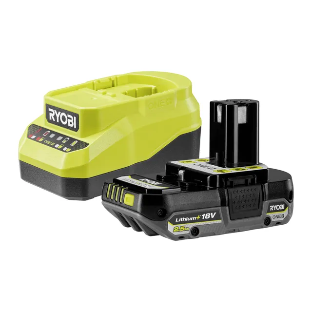 ryobi-rc18120a-125g-kit-originale-batteria-2-5ah-lithium-e-caricabatterie-18v-on image 1