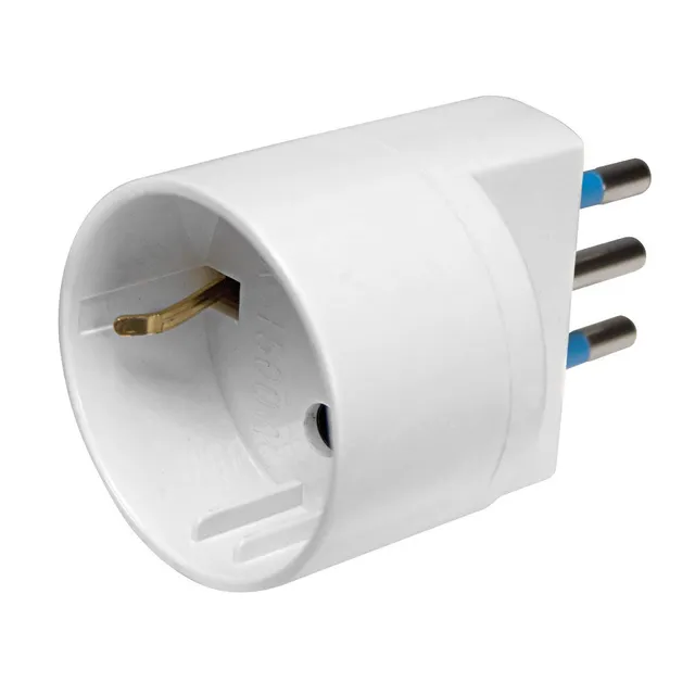 valex-adattatore-singolo-bianco-spina-10a-a-presa-shuko-ignifugo-imq image 1
