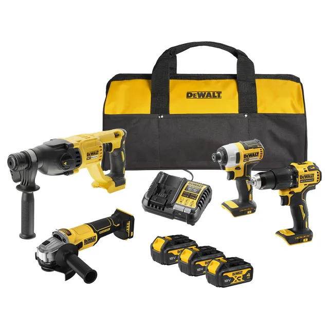 dewalt-dck424m3-qw-kit-combo-18v-4-utensili-brushless-con-3-batterie-4ah-xr image 1