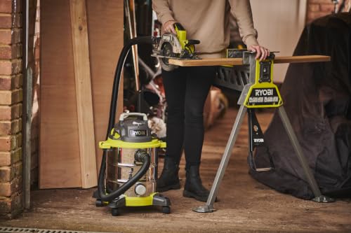 ryobi-rvc-1220i-g-aspiratutto-wet-dry-1250w-serbatoio-inox-20l-funzione-soffiagg image 4