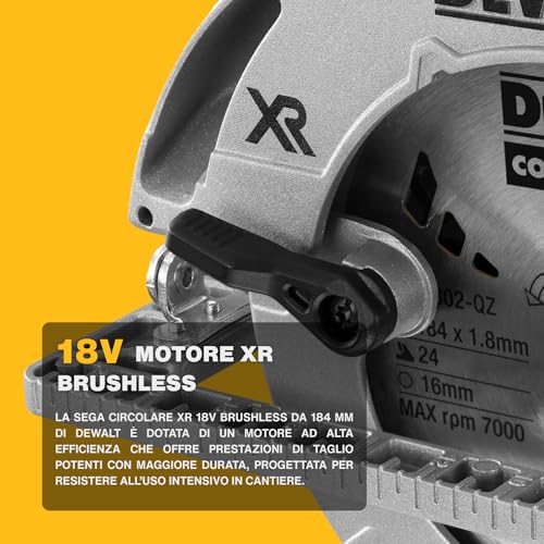 dewalt-xr-dcs572nt-xj-sega-circolare-brushless-18v-con-lama-184-mm-taglio-58-mm- image 8
