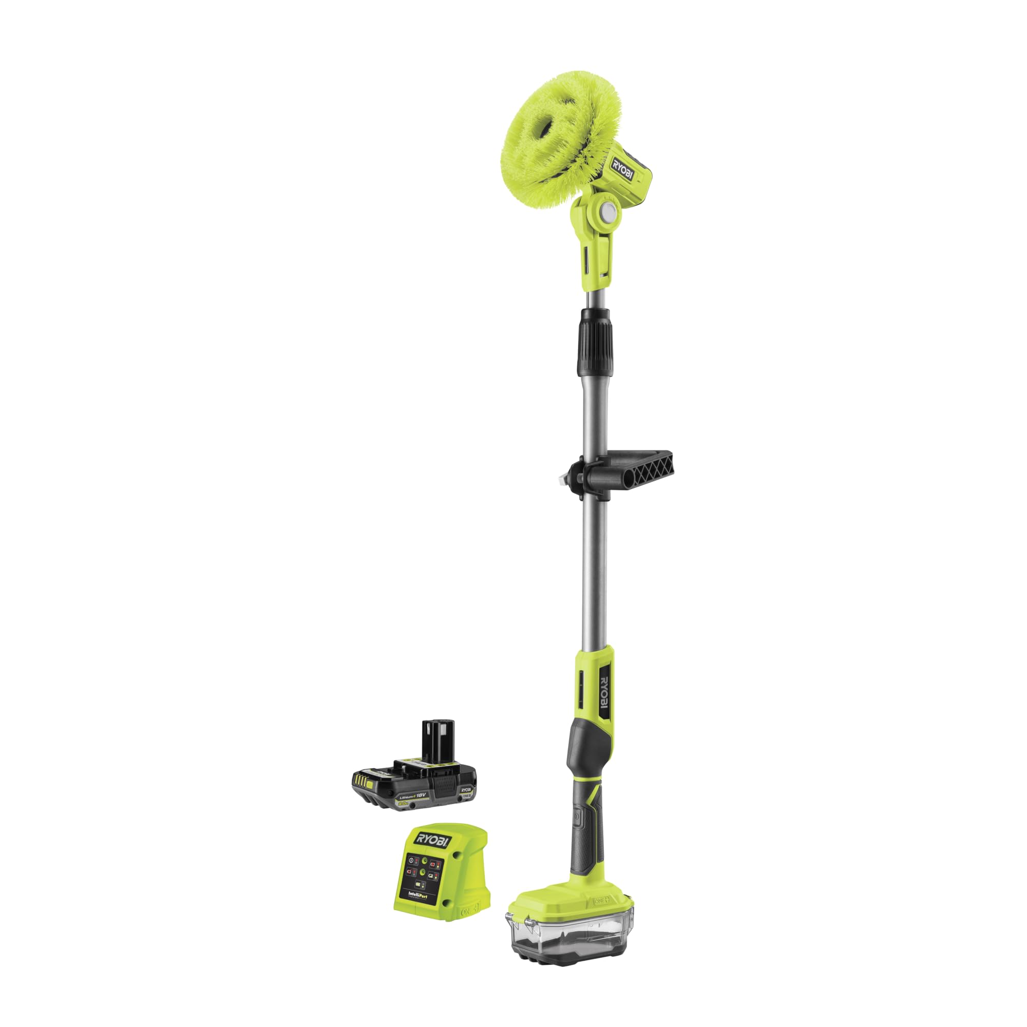ryobi-r18tps-120g-spazzola-rotante-telescopica-a-batteria-18v-one-batteria-2-0ah image 1