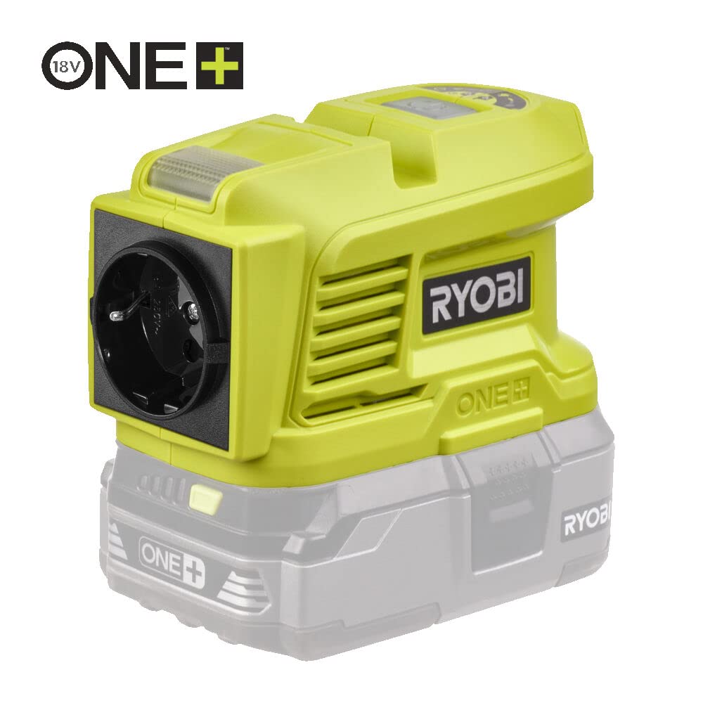 ryobi-ry18bi150a-0-inverter-18v-one-230v-150w-2-porte-usb-led-senza-batteria image 2