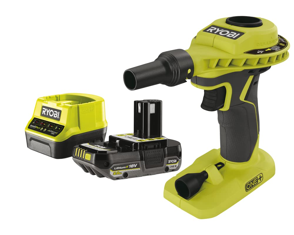 ryobi-r18vi-1c20gzl-pompa-ad-aria-a-batteria-18v-one-kit-con-batteria-2-0ah-e-ca image 1