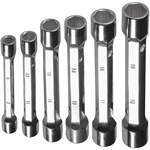 valex-set-6-chiavi-a-tubo-doppie-pesanti-8-19-mm-acciaio-bocche-esagonali image 2