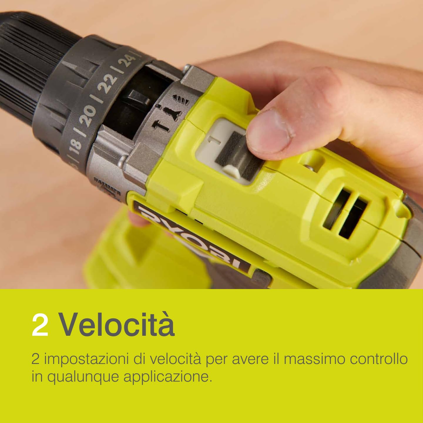 ryobi-r18pd2-242s-trapano-avvitatore-a-percussione-18v-one-2-batterie-2-0ah-e-4- image 6