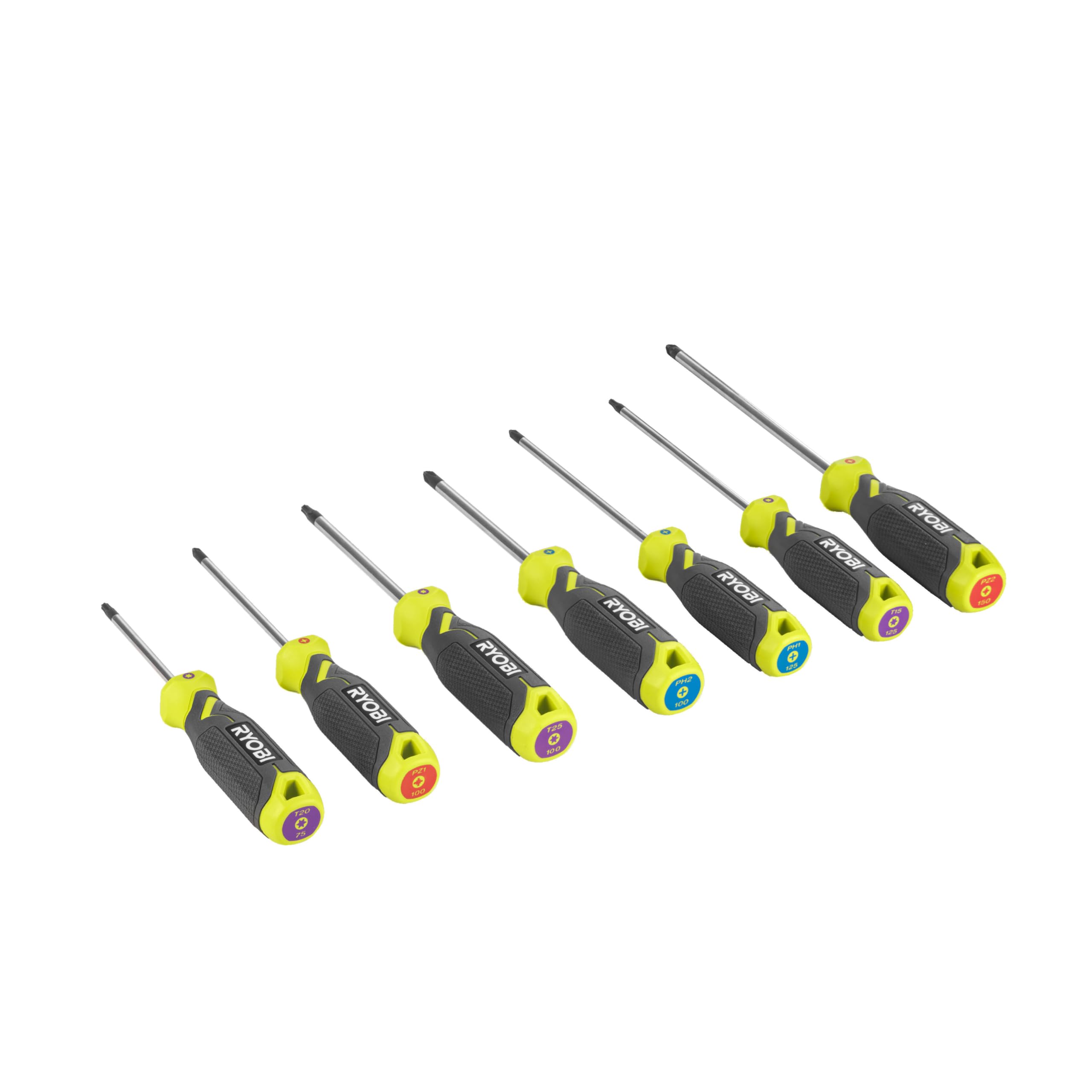 ryobi-rhsds7pc-set-7-cacciaviti-magnetici-ph1-ph2-pz1-pz2-t15-t20-t25-con-manico image 2