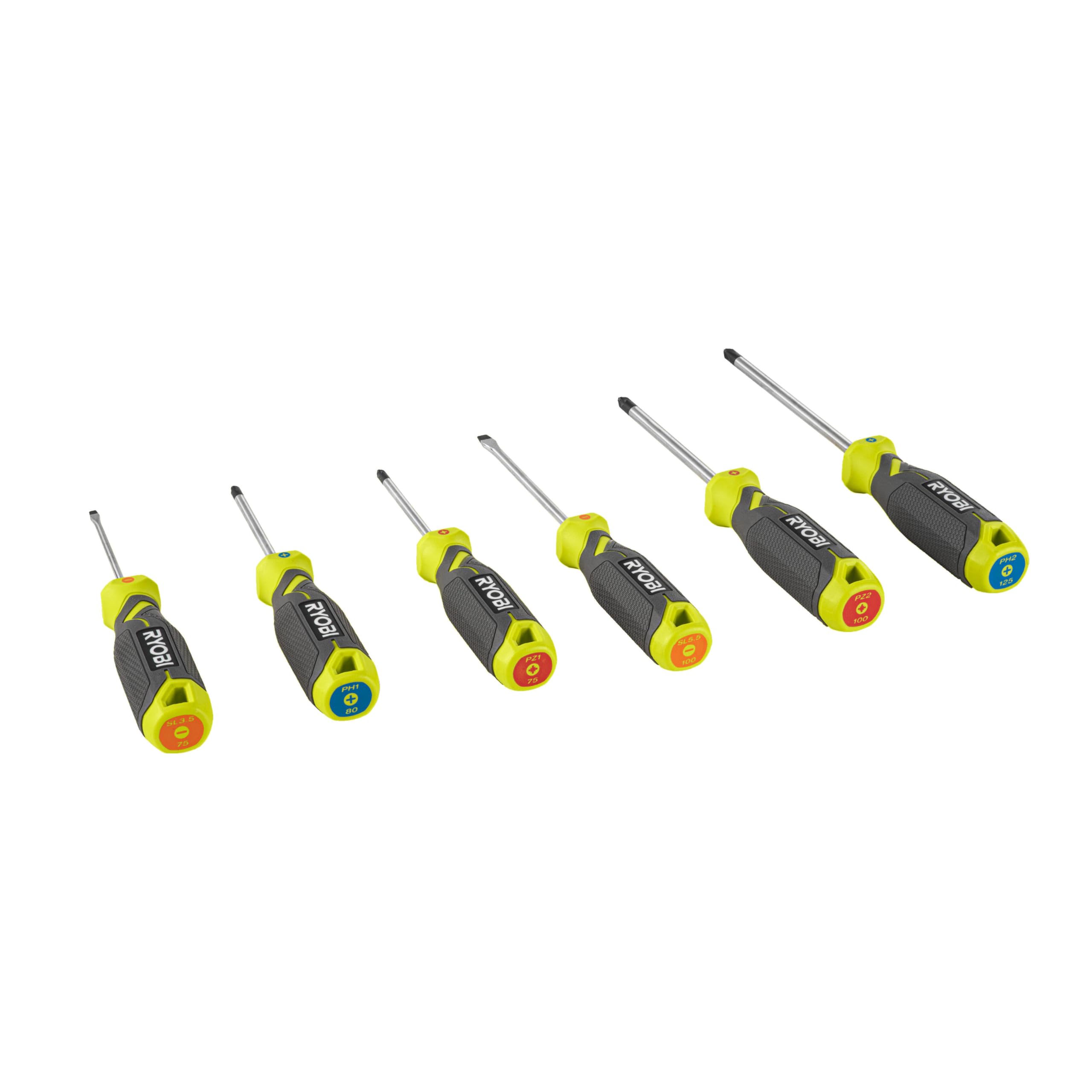 ryobi-rhsds6pc-set-di-6-cacciaviti-magnetici-con-impugnatura-ergonomica-antisciv image 2