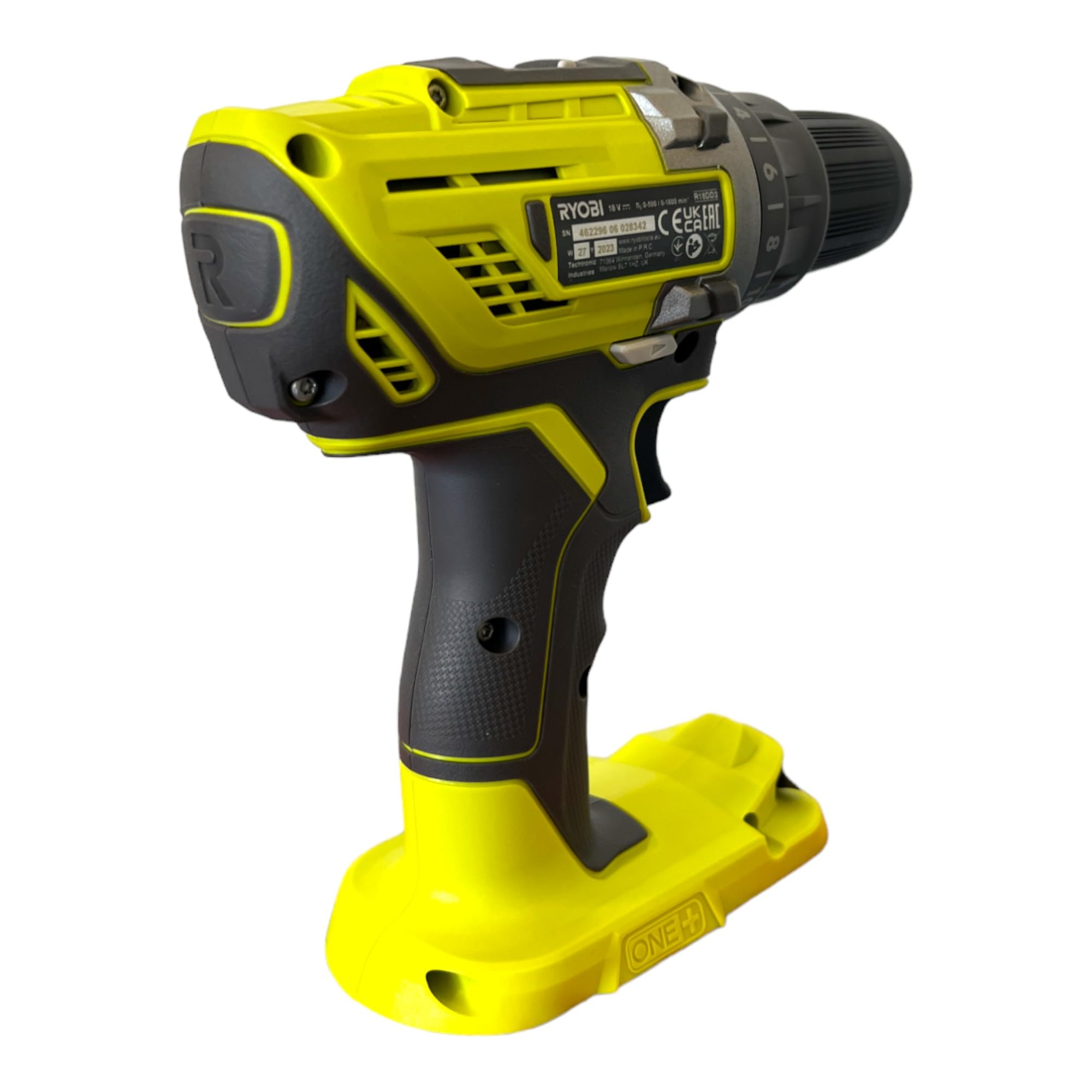 ryobi-r18dd3-0-trapano-avvitatore-a-batteria-18v-one-mandrino-13mm-2-velocit-luc image 4