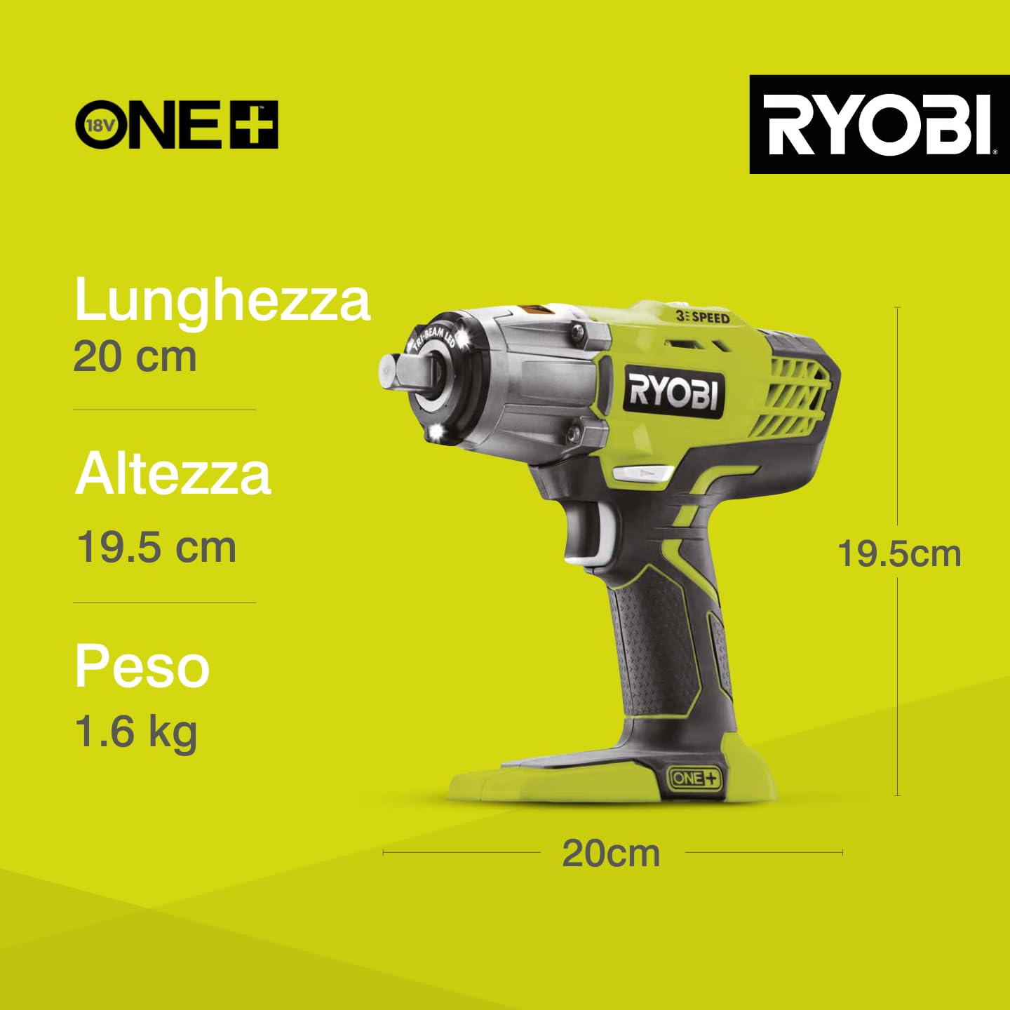 ryobi-r18iw3-0-avvitatore-ad-impulsi-1-2-a-batteria-18v-one-400-nm-3-velocit-3-2 image 8