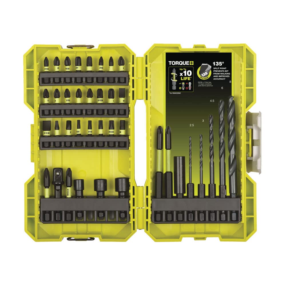 ryobi-set-di-32-punte-per-trapano-e-cacciavite-con-hss-brad-point-punte-per-mura image 8