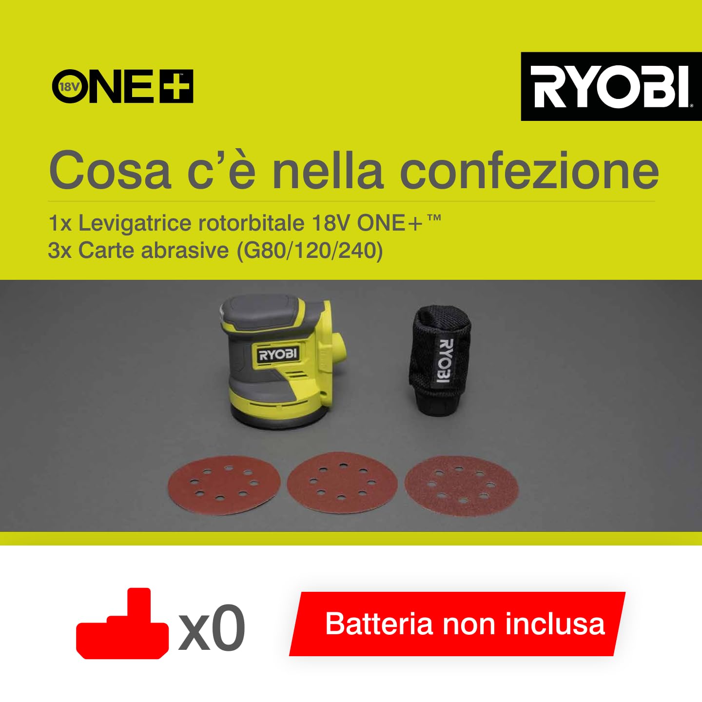 ryobi-rros18-0-levigatrice-rotorbitale-a-batteria-18v-one-con-piatto-125-mm-20-0 image 5