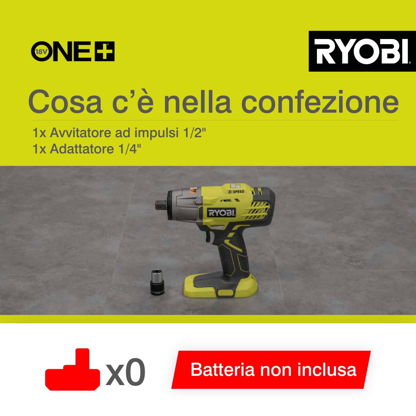 ryobi-r18iw3-0-avvitatore-ad-impulsi-1-2-a-batteria-18v-one-400-nm-3-velocit-3-2 image 5