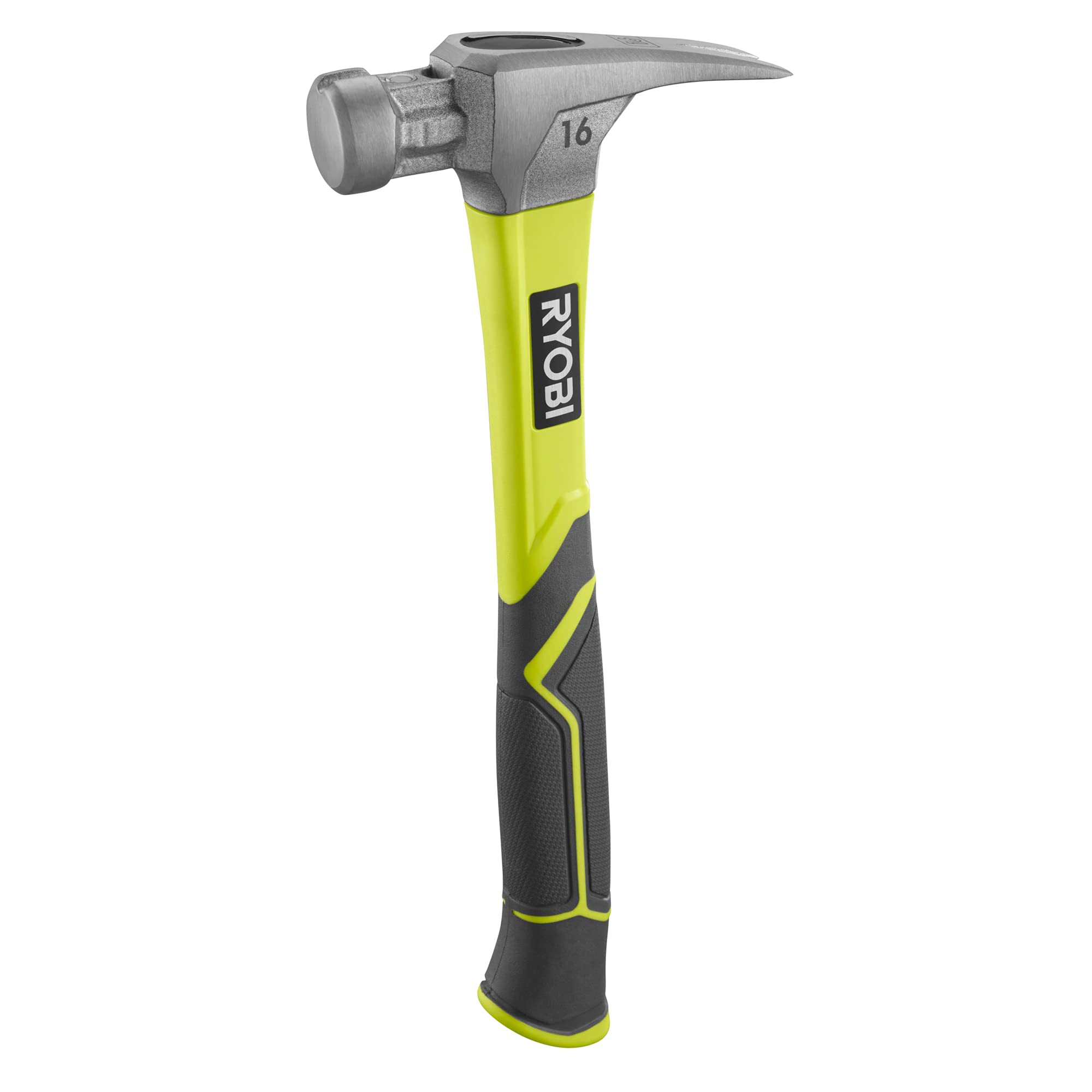 ryobi-rh16fss-martello-da-carpentiere-453-g-con-impugnatura-in-fibra-di-vetro-go image 1