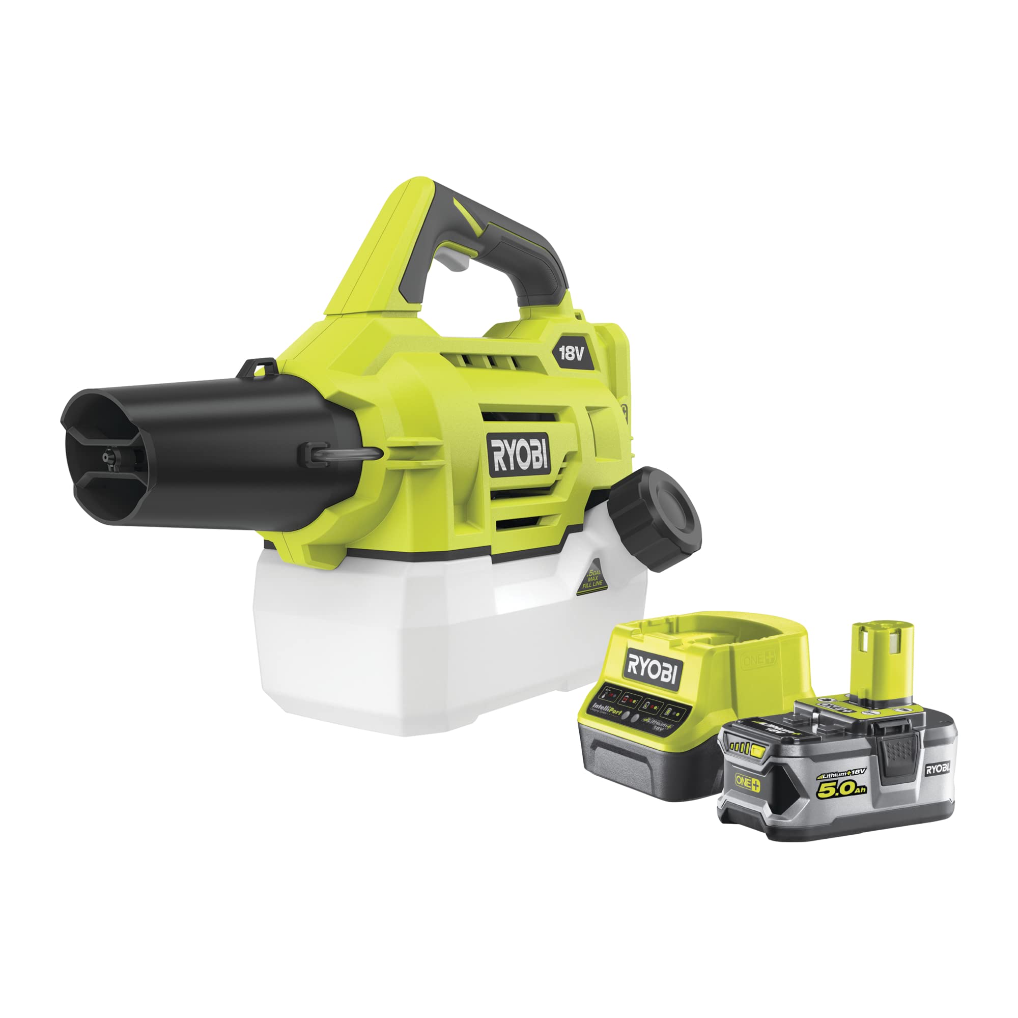 ryobi-ry18fga-150-nebulizzatore-brumatore-18v-one-serbatoio-2-l-getto-4-5-m-con- image 1