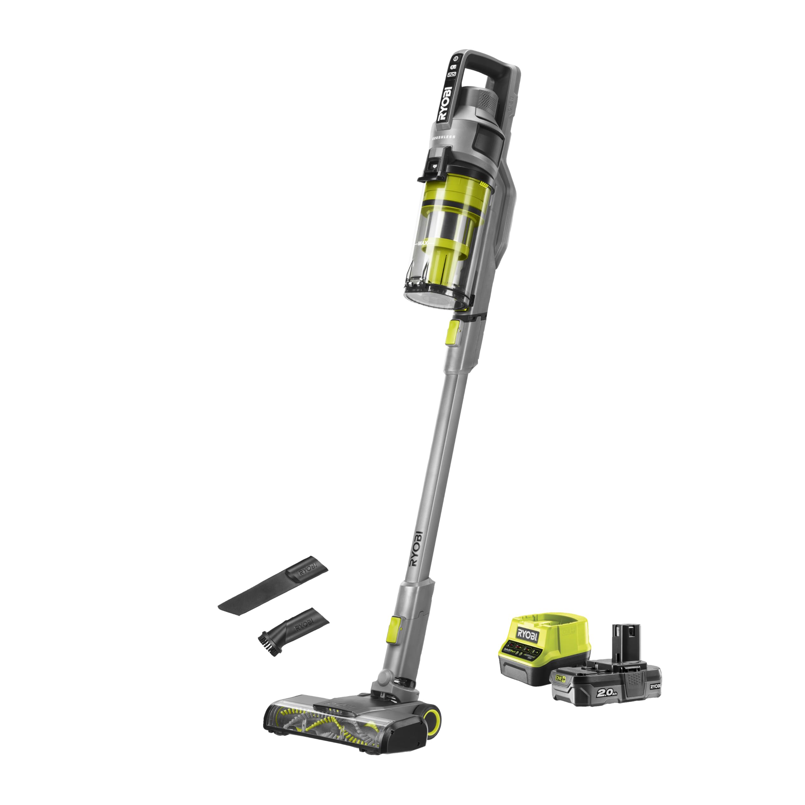 ryobi-rsvs18-1c20g-aspirapolvere-stick-cordless-18v-one-3-in-1-con-batteria-2-0a image 1