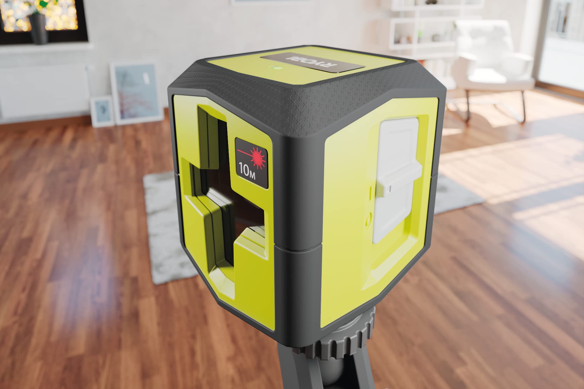 ryobi-rbcllr1-livella-laser-a-croce-rossa-2-linee-simultanee-portata-10-m-autoli image 3