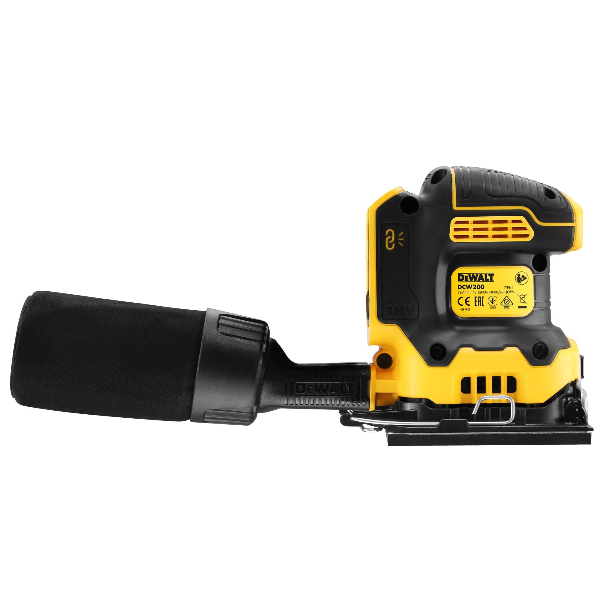 dewalt-dcw200n-xj-levigatrice-orbitale-18v-xr-brushless-a-foglio-1-4-corpo-solo- image 3